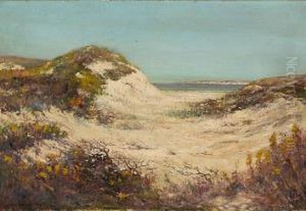 Summer Sand Dunes Oil Painting by Louis H. Richardson