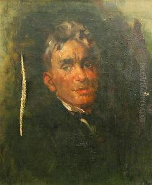 A Portrait Of Felix Morris Oil Painting by Mary Curtis Richardson