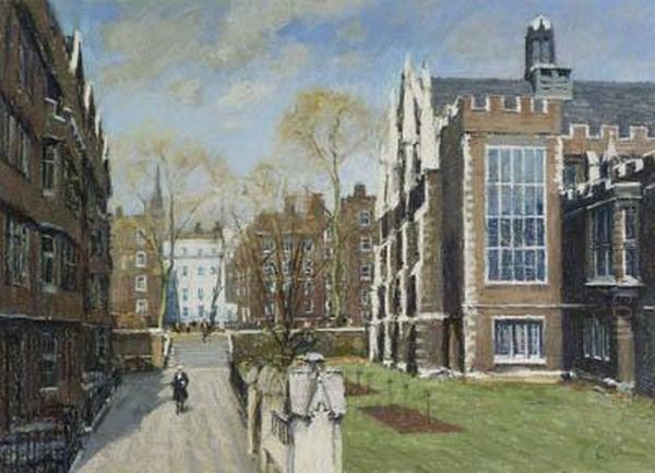 The Inns Of Court; Lincoln's Inn, Middle Temple, Inner Temple Andgray's Inn Oil Painting by Robert, Captain Richardson