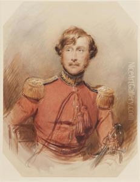 Captain Fletcher Oil Painting by George Richmond