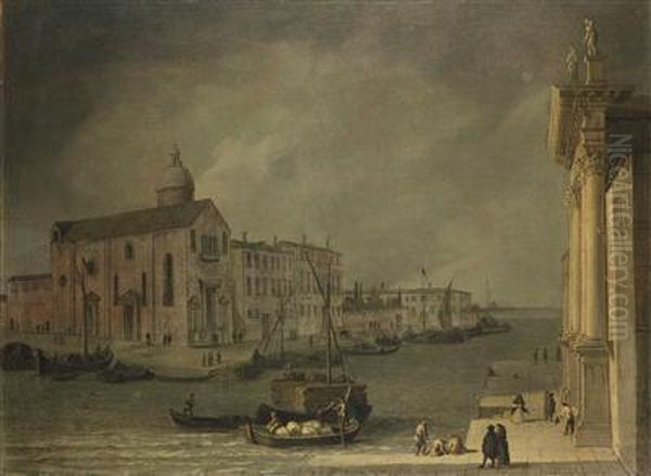 Ansicht Von Venedig Oil Painting by Giovanni Richter