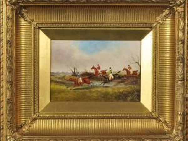 Racing And Hunting Scenes Oil Painting by Philip H. Rideout