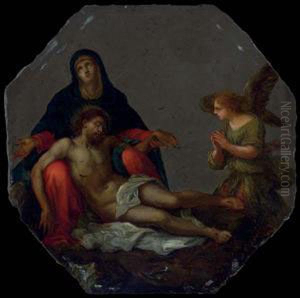 The Pieta Oil Painting by Claudio Ridolfi