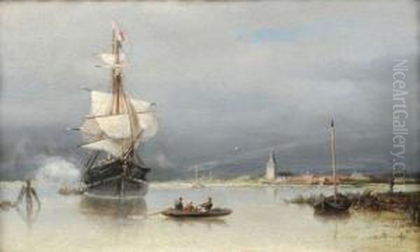 Marine Oil Painting by Nicolaas Riegen