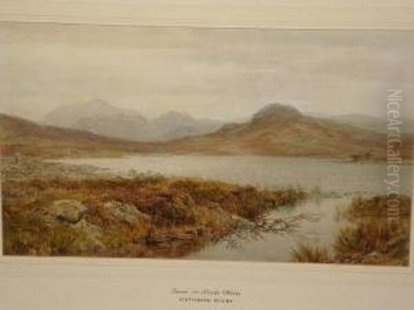 Scene In North Wales Oil Painting by Cuthbert Rigby