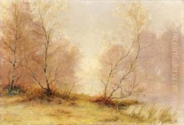 Sous-bois Oil Painting by Albert Gabriel Rigolot