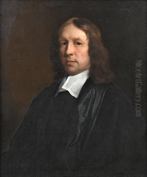 Portrait Of John Nicolas Oil Painting by John Riley