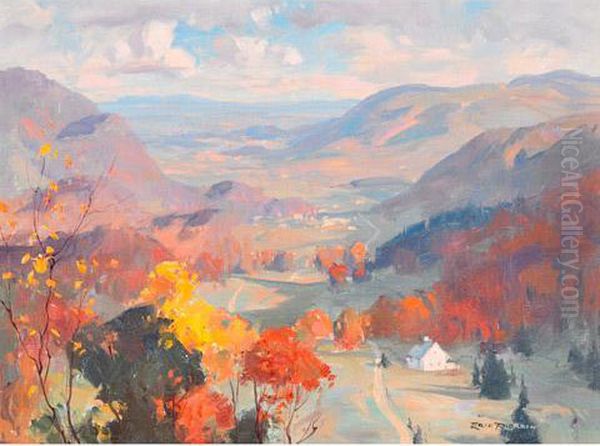 Laurentian Vista Oil Painting by Eric John Benson Riordon