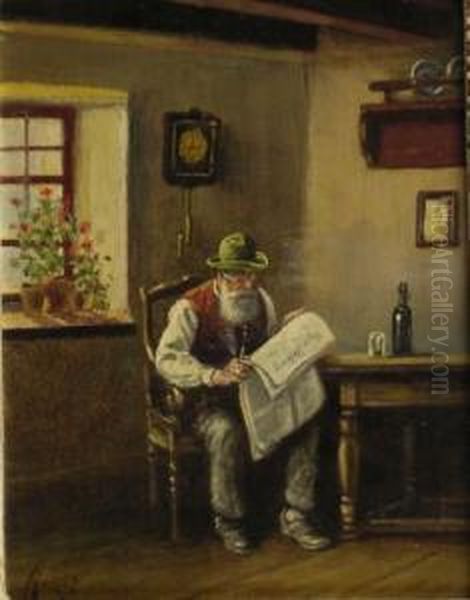 The Dailypaper Oil Painting by Rudolf Ritter