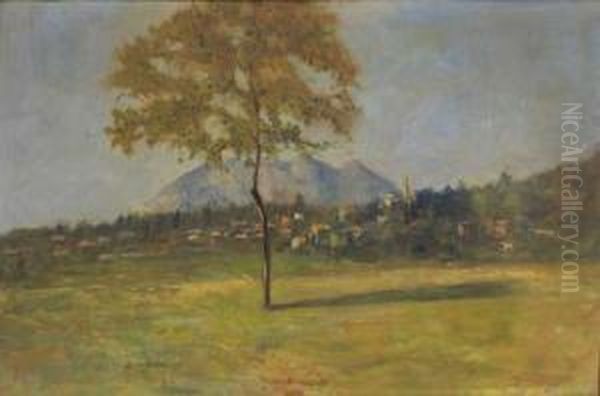 Paesaggio Oil Painting by Egidio Riva