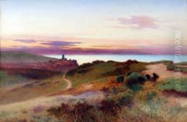 View Of Cromer Oil Painting by Leopold Rivers