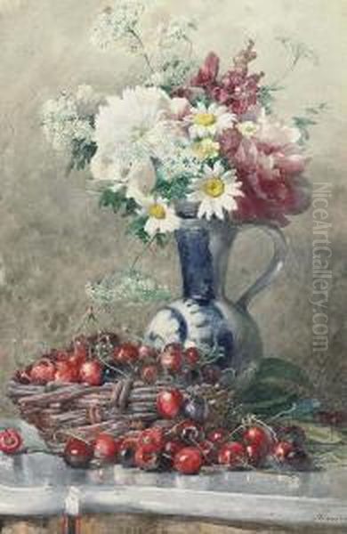 Still Life Oil Painting by Francois Rivoire