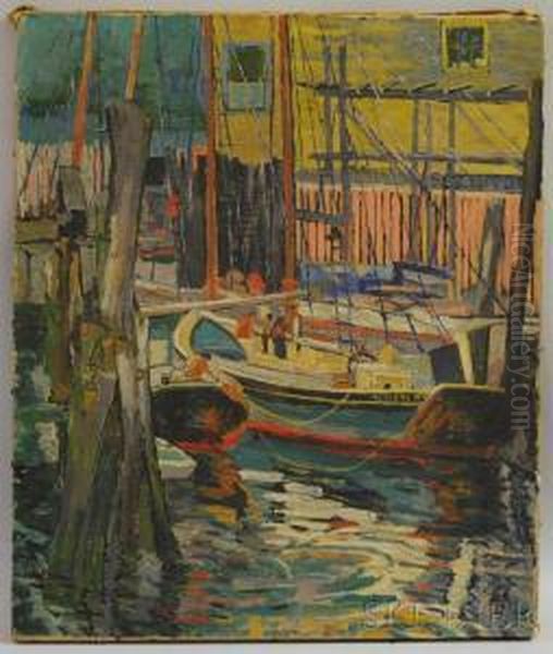 Harbor View Oil Painting by Elizabeth B. Robb