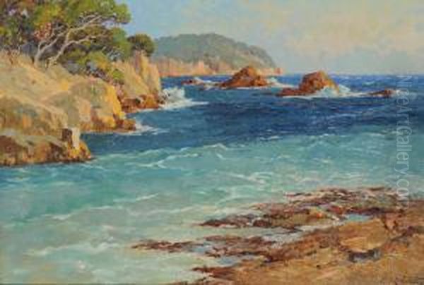 Costa Azzurra Oil Painting by Emile Robert