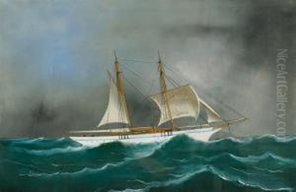 Steam Yacht Royal Northen Yacht Oil Painting by Luigi Roberto