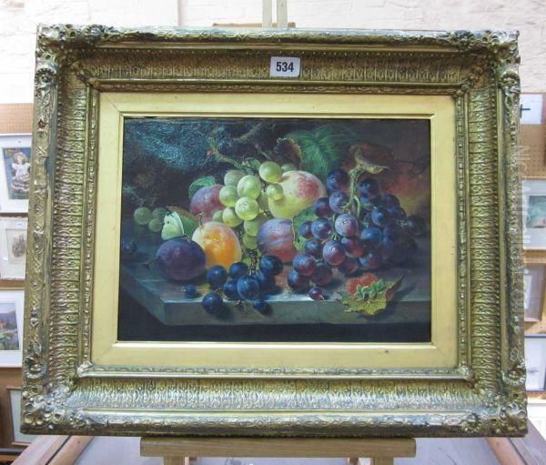 Still Life With Fruit Oil Painting by Benjamin Roberts