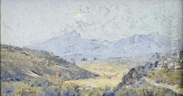 Como - Chiasso (valley Of Chiasso) Oil Painting by Tom Roberts