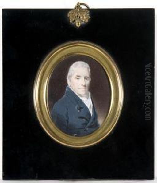 Portrait D'homme, Dit Dr Lawson, Vers 1830 Oil Painting by Andrew Robertson