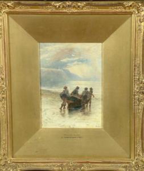 Over The Sands Oil Painting by Charles I Robertson