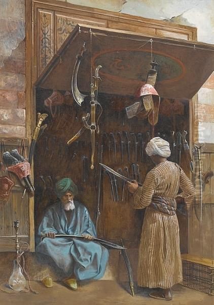 The Arms Dealer Oil Painting by Charles Robertson