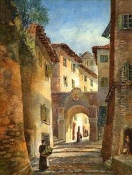 Passage Way Oil Painting by David Thomas Robertson