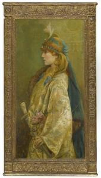 Portrait Of Sarah Bernhardt As Roxanna In 