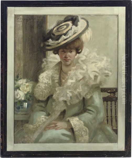 Portrait Of A Lady Oil Painting by Walford Graham Robertson