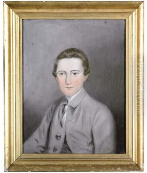 Portrait Of John Scott Oil Painting by T.J. Robins