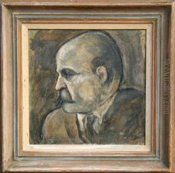 George Ivanovitch Gurdjieff Oil Painting by Boardman Robinson