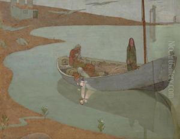 To Pastures New (also Called 'dawn') by Frederick Cayley Robinson