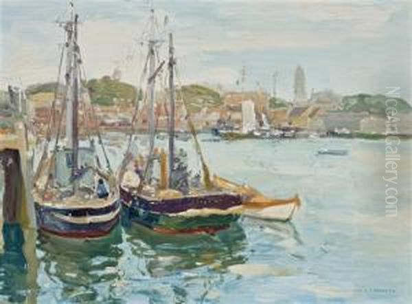 Gloucester Oil Painting by William S. Robinson