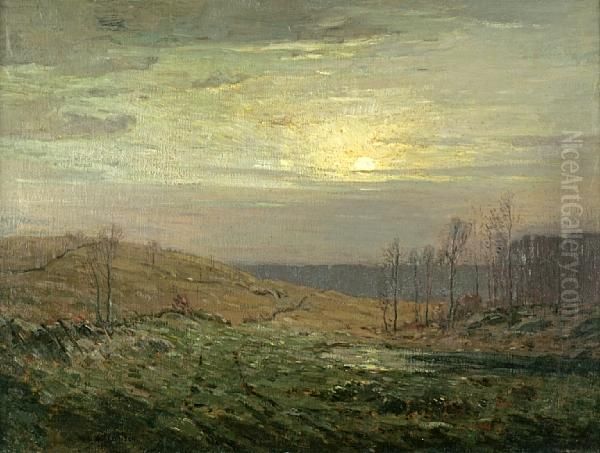 November Evening Oil Painting by William S. Robinson