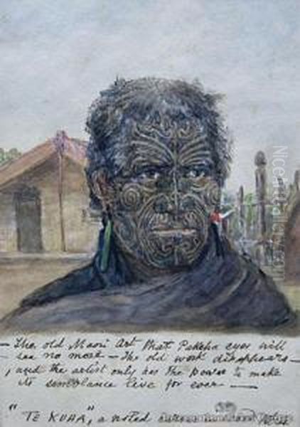 Te Kuha Oil Painting by Horatio Gordon Robley