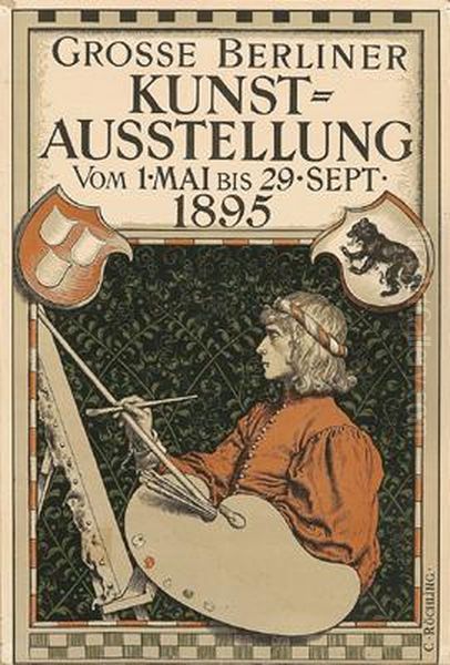 Grose Berliner
 Kunstausstellung Oil Painting by Carl Rochling