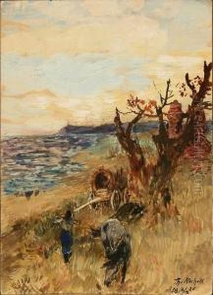 Zigeuner Am Meer Oil Painting by Theodor Rocholl