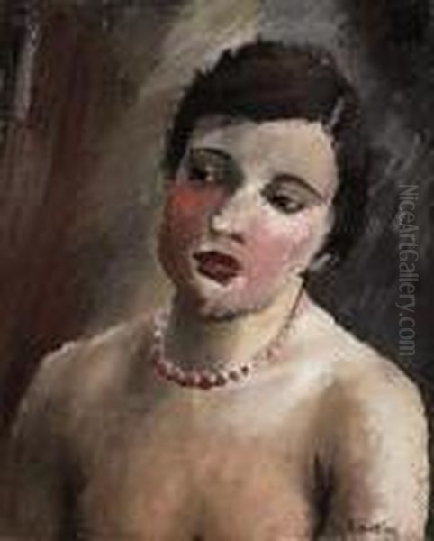 Jeune Fille Oil Painting by Vera Rockline