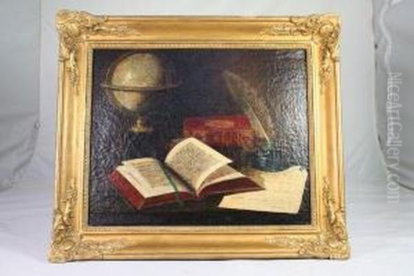 Nature Morte A La Lecture Oil Painting by Rodriguez