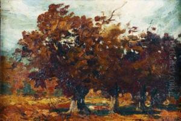 Paisaje Oil Painting by Antonio Rodriguez Morey