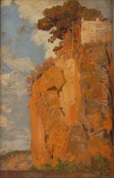 Scorcio Di Sorrento Oil Painting by Max Roeder