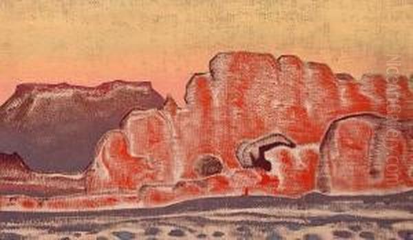 The Grand Canyon Oil Painting by Nicolaj Konstantinov Roerich