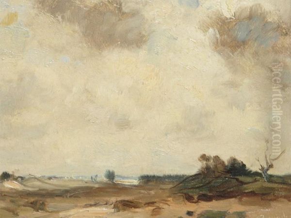 Moorland Oil Painting by Louis Albert Roessingh