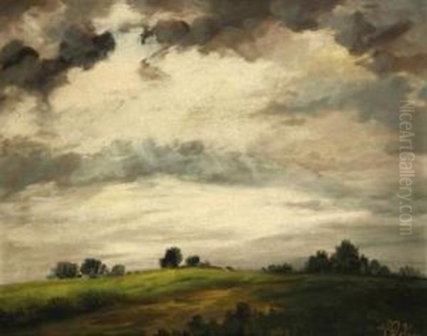 Vor Dem Gewitter Oil Painting by Viktor Rolin