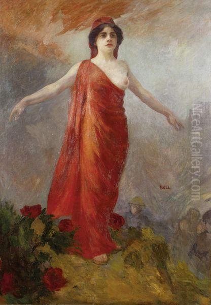 Marianne Oil Painting by Alfred Roll