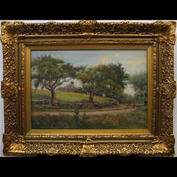 A Country Stroll Oil Painting by Joseph Thomas Rolph