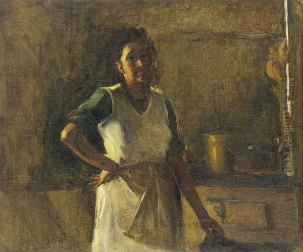 La Cocinera by Leopoldo Romanach