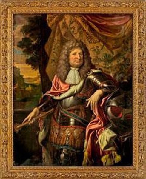 Kurfurst Friedrich Wilhelm Von Preusen Oil Painting by Gedeon Romandon