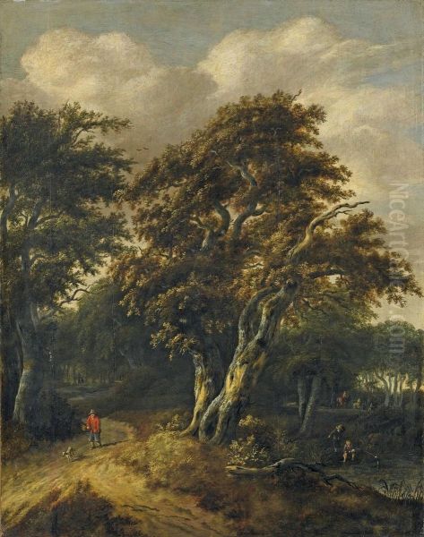 Waldlandschaft Oil Painting by Salomon Rombouts