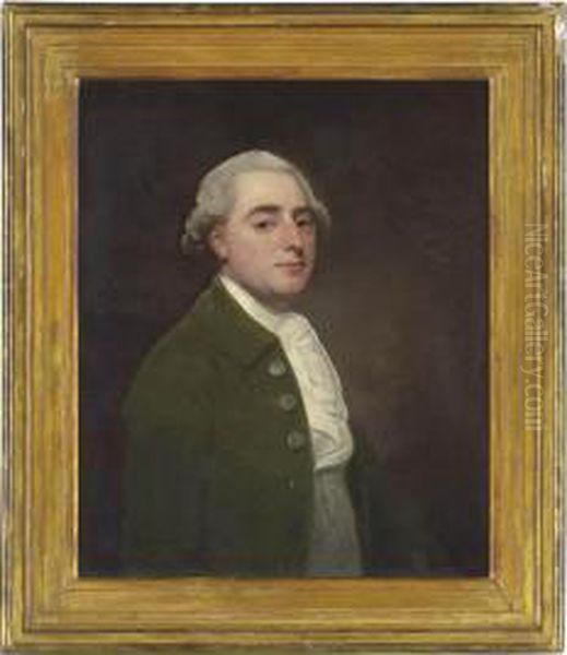 Portrait Of A Gentleman Oil Painting by George Romney