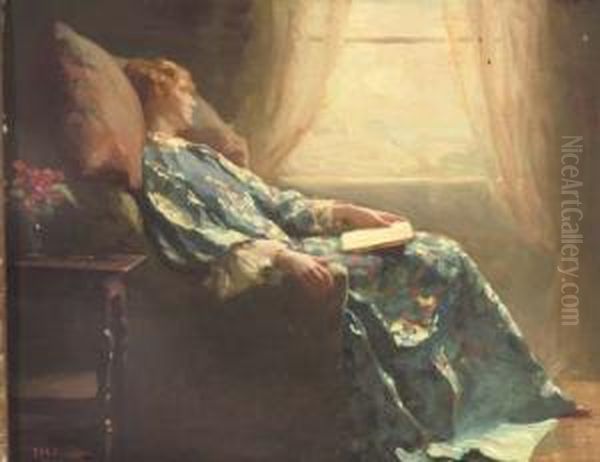 Contemplation Oil Painting by Thomas Martine Ronaldson