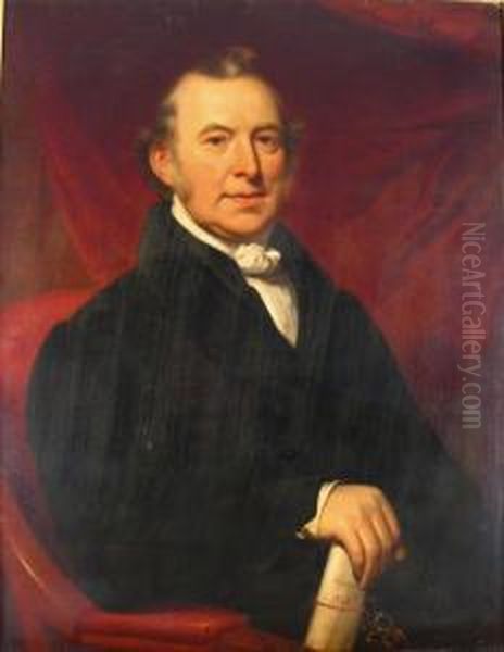 Portrait Of A Gentleman Oil Painting by Henry Room